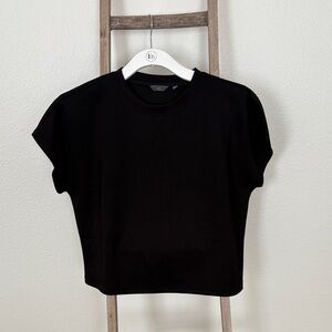 NWOT Danskin Charcoal Ribbed Top